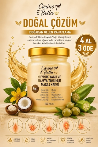 Kuyruk Yağlı Ve Bamya Tohumlu Masaj Kremi 100 Ml