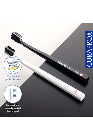 Curaprox 5460 Black Is White 2'li Diş Fırçası