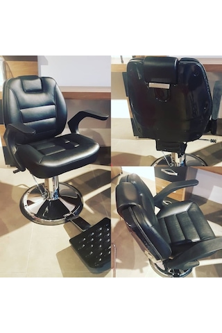 Hidrolik Çizgi Desen Berber Koltuğu