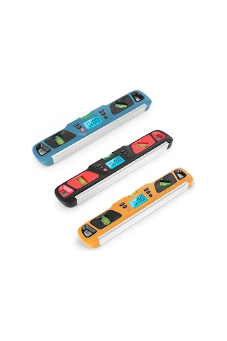 Novahub Profesyonel Su Terazisi Hw-200 Dijital Ekranlı Seviye Ölçer Açı Cetveli Seviye Cetveli Çok İşlevli Dijit Camgöbeği