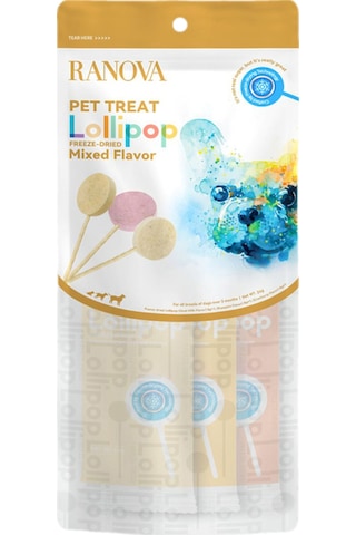 Karışık Lezzetli Lolipop Köpek Ödül Maması 8 Gr 3 Adet