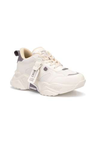 Dark Seer Ds.pmd239k2051 Sneaker Günlük Spor Ayakkabı 2025 Kadın Bej-mor
