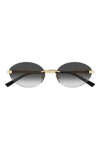 Guccı 2051s 001 58-17 Güneş Gözlüğü Altın