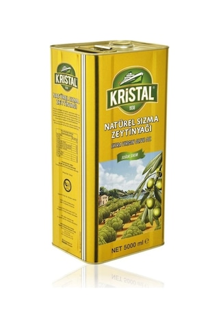 Kristal Yumuşak Doğal Zeytinyağı 5 L