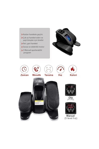 Kochler Eliptik Kondisyon Bisikleti - Egzersiz Aleti - Alman Tasarım - Ayak Masaj Aleti Çok Renkli