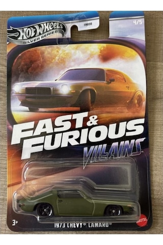 Hot Wheels Fast Furious Villains 1973 Chevy Camaro Hnr88 Jby37