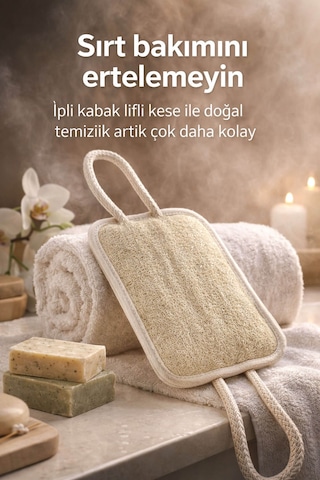 Kabak Lifli İpli Kare Vücut Kesesi