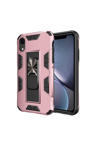 Apple Uyumlu iPhone Xr 6.1 Kılıf Zore Volve Kapak Gri