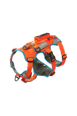 Interlaken Earthtech Slim 3.0 Köpek Göğüs Tasması Mavi - Turuncu L Mavi - Turuncu