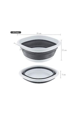 Katlanır Badya Akordiyon Leğen 10 Litre Sku: Smg8690010170354 Açık