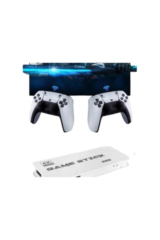 3d 4k Hd 2.4g Game Stick Retro Oyun Konsolu Çift Oyun Kollu