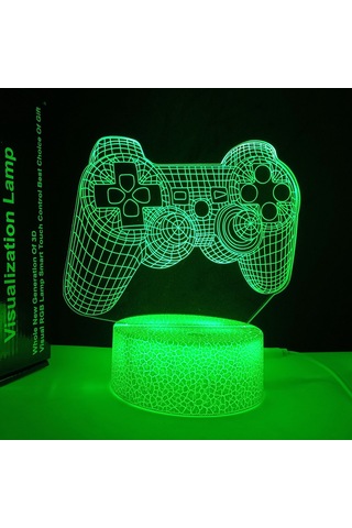 Yaratıcı Hediye Oyun Odası Dekorasyonu Gece Lambası Çatlak Modeli Çatlak Tabanı Oyun Ov Çatlak Tabanı Oyun Ov Çok Renkli