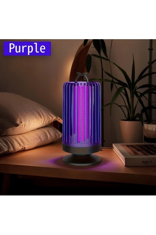 Boatshop1 Ev Sinek Kovucu Lamba Purple Uzun Ömürlü Gece Sessiz Sinek Tuzağı İç Mekan Kullanım İçin
