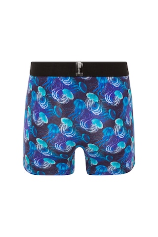 Farm Animals Jellyfish Desenli Boxer Lacivert
