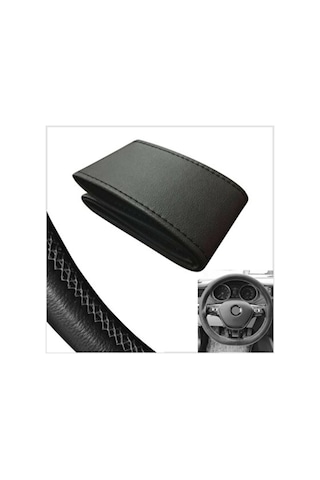 Universal Kamyon Tır Direksiyon Kılıfı Siyah 45 x 10.5 CM