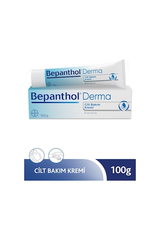 Bepanthol Derma Cilt Bakım Kremi 100 G + Onarıcı Bakım Merhemi 5 x 3.5 G
