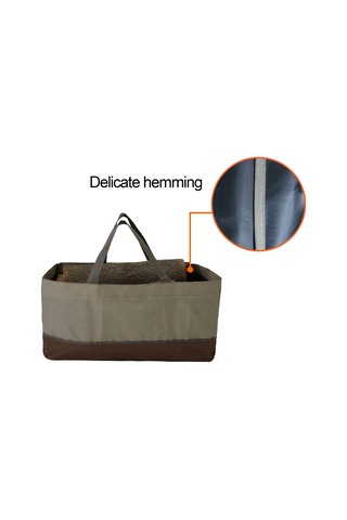 Yifomall Esnek Ve Dayanıklı 600d Oxford Kumaş Odun Taşıma Çantası - Yüksek Kapasiteli Çok Amaçlı Nakliye Aleti