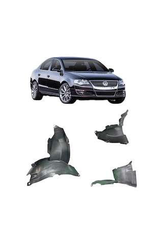 Vw Passat B6 Ön Çamurluk Davlumbaz Ucu Sağ 2006-2010 3c0805912b