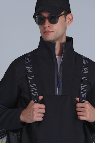 Lufian Erkek Sweatshirt 112030157 Siyah