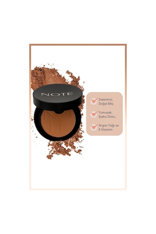 Note Cosmetique Luminous Silk Compact Blusher Toz Allık - 08 Bronze Show