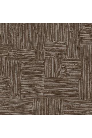 Adawall Muse Koleksiyonu- 25101-8 Kahverengi Dokulu Silinebilir Nonwoven Vinil Duvar Kağıdı 1.06x15.6m 16.5m²