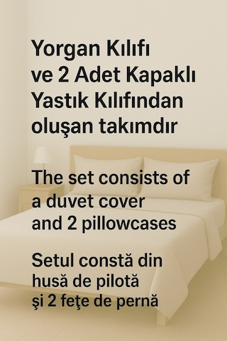 Çift Kişilik Düz Renk Gül Kurusu Nevresim + 2 Adet Yastık Kılıfı Gülkurusu