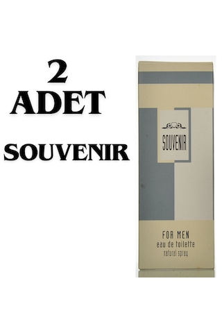 Souvenır Parfüm Kod:6896 Krem Rengi- 2 X 100ml