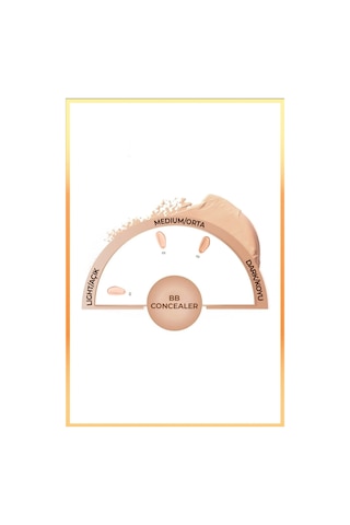 Note Cosmetique Bb Concealer Spf 15 Yoğun Kapatıcı Metal Başlıklı Göz Altı Kapatıcısı - 03 Orta Koyu