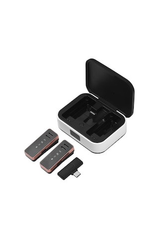 Youtek S18 Kablosuz Bluetooth Kolluk Mikrofonu - Aı Gürültü Azaltma, 20m Uzaklık, 1+2 Set, Çift Ekran, Hızlı Kurulum, Dahili Batarya