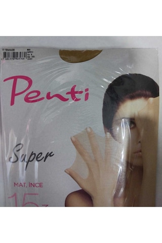 Penti Maxi Süper Ince Siyah Külotlu Çorap 001