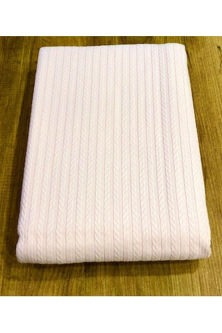 Örgü Pike %100 Pamuk Kalın İplik Yumuşak Çift Kişilik 200 X 230 001