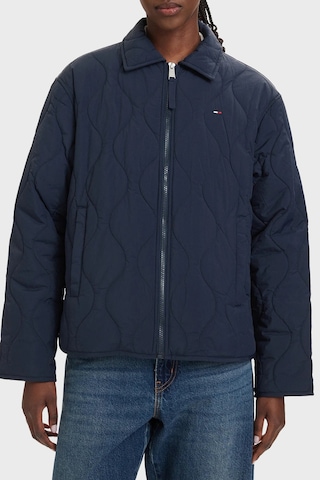 Tommy Jeans Su İtici Kapitoneli Klasik Yaka Mont Kadın Mont Dw0dw22909 C1g Lacivert