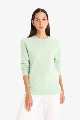 Defacto Relax Fit Bisiklet Yaka Basic Düz Triko Kazak I6913az25wngn1053 Yeşil