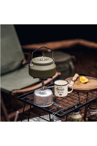 Kamp Su Isıtıcısı Kaynatma Ocağı Su Isıtıcısı Gümüş Çok Renkli
