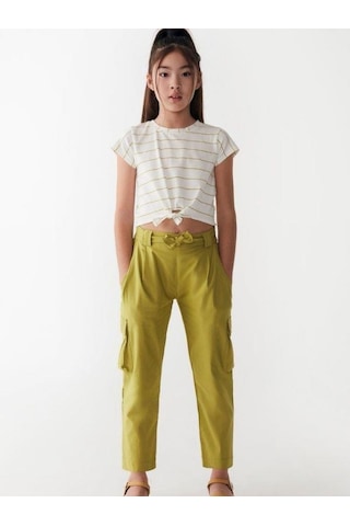 Nk Kids Kız Çocuk Pamuklu Marigold Tshirt-13985 Ekru Ysl