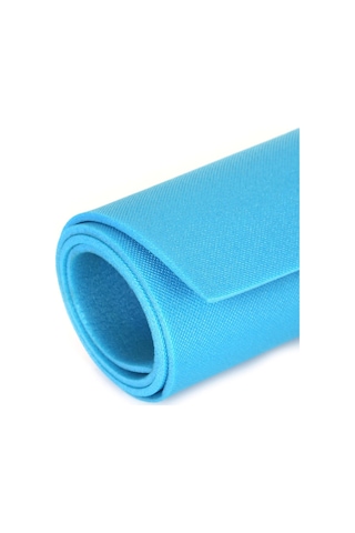 Orta Boy Mavi Pilates Yoga Matı - Pilates Minderi - 138 x 51Cm - Mat - Egzersiz Matı - Pilates