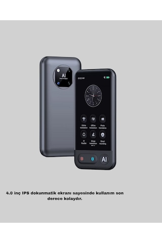Nrzsnt Akıllı Taşınabilir Tercüman 17 Çevrimdışı, 139 Çevrimiçi Dil Desteği