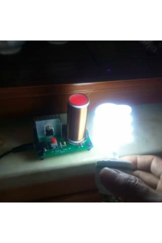 Tesla Bobini 12 V Tesla Bobini Deneyi Demonte