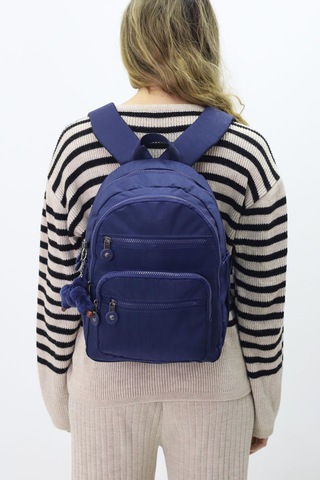 Sevimli Peluş Figürlü Günlük Kadın Sırt Çantası Şık, Kullanışlı, Okula Ve Seyahate Uygun Lacivert