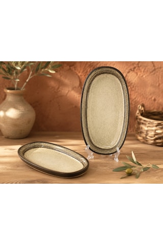 6'lı Cortado Spiral Gourmet Oval Plate 15 8.5 Cm 95 Cc Kahvaltı/meze/sos Çok renkli
