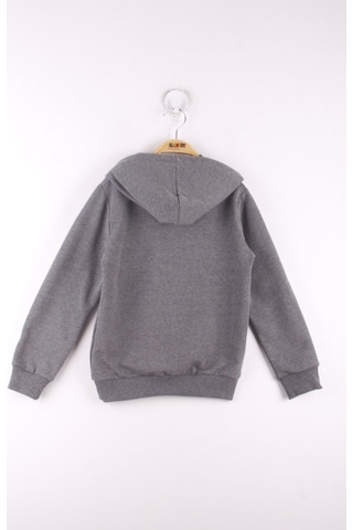Toontoy Kids Toontoy Erkek Çocuk La Casa Baskılı Sweatshirt Antrasit Melanj