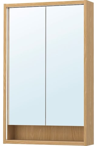 Banyo Duvar Dolabı, Meşe Görünümlü, 60x15x95 Cm Açık Ceviz