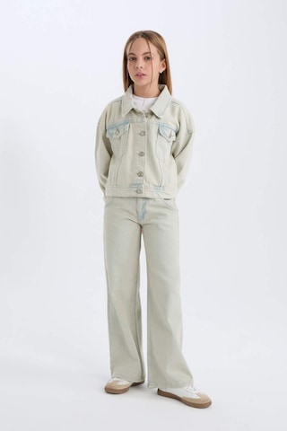 DeFacto Kız Çocuk Jean Ceket D7104A825SPNM39 Mavi