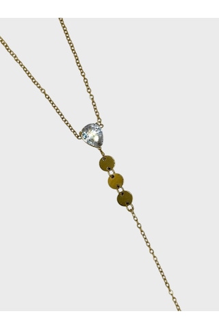 Arnes Jewelry Çelik Zirkon Taşlı Pullu Şahmeran Bileklik Ar578nes Gold