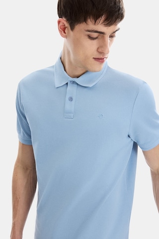 Backandbond Mavi Regular Fit Örme Polo Yaka Tişört