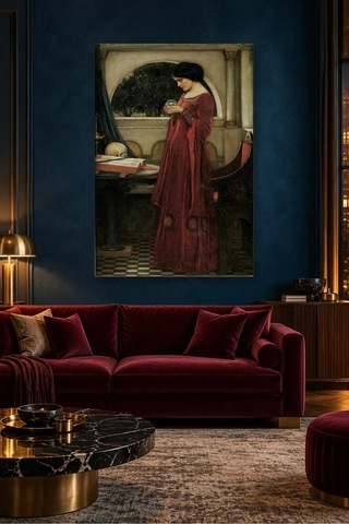 Fida Waterhouse Kristal Küre Canvas Tablo