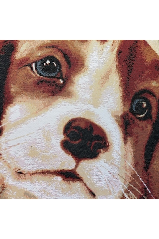 K35-Dokuma Goblen Kırlent Kılıfı