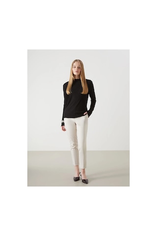 LC Waikiki Yeni Sezon Beli Lastikli Dar Fit Kadin Pantolon - S5ık82z8 Stone