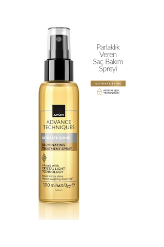 Advance Techniques Parlaklık Veren Saç Bakım Spreyi 100 Ml. Üçlü Paket