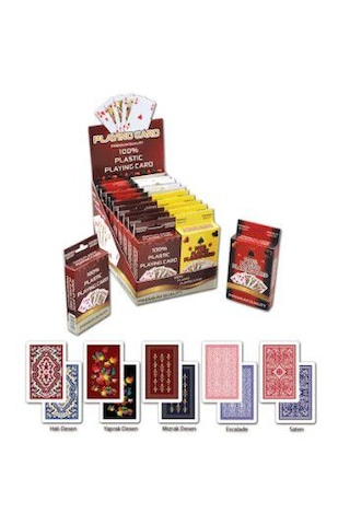A-30 Oyun Kağıdı Premium Plastik Star